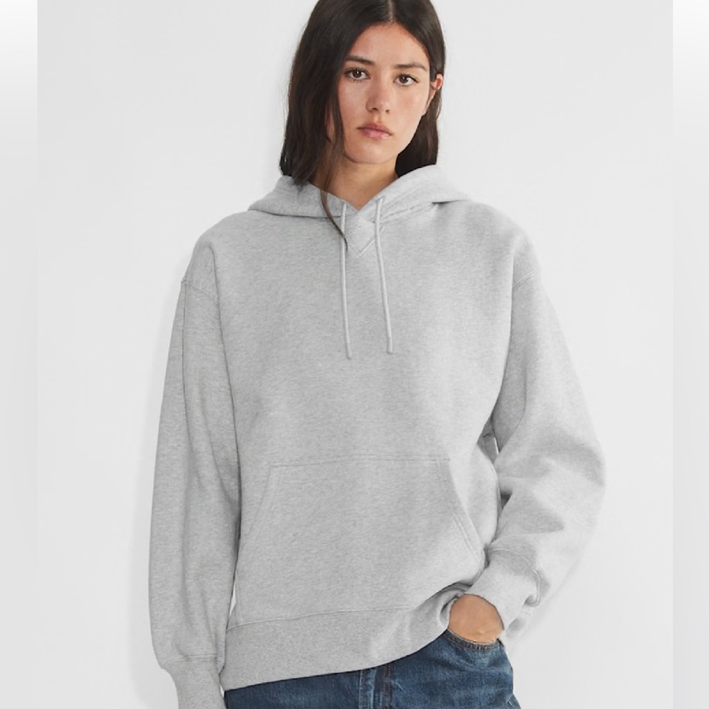 Aritiza TNA Cozy Boyfriend Light Blue Hoodie - Picture 5 of 5
